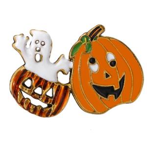 เข็มกลัดฟักทองฮาโลวีนสำหรับเทศกาลอุปกรณ์เสริมสำหรับงานเลี้ยงที่น่ากลัวสำหรับการตกแต่งเครื่องแต่งกายและการเพิ่มประสิทธิภาพเครื่องแต่งกาย