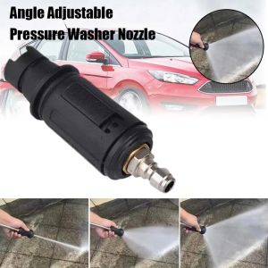 Angle Adjustable High Pressure Washer Nozzle Sprayer 1/4" Quick Plug Connecter 3000 PSI Car Cleaning Accessories