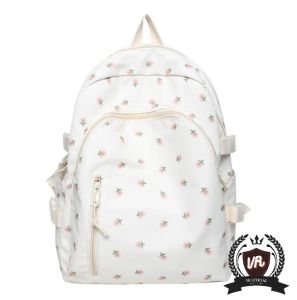 Ransel Anak Sekolah SD SMP SMA Gambar Bunga Tulip Tas Sekolah Anak Perempuan Baru Lucu Trendi - COD