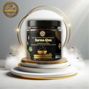 Alhamadi Kurma Ajwa Premium Jumbo | Fresh Saudi Dates | Soft & Sweet | 250g / 500g / 1kg
