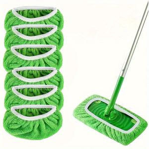 Adaptation Swiffer Mop Replacement Cloth Cover Mop Cloth Floor Mop Household Dry and Wet Dual-use Rotating Mop Cloth Cover