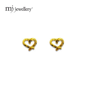 MJ Jewellery Gold Love Earrings S173 375 Gold & 916 Gold
