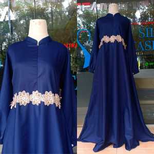 Gamis Dewasa Renda Pinggang. New Collections Full Collor Size S-XXXL