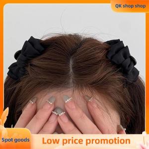 ✨QK shop✨ 2Pcs Cute Bow Princess Small Hair Claw For Women Girls Cute Side Clip Versatile Exquisite Forehead Bangs Hair Clip Gifts