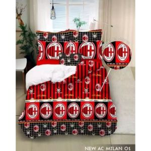 sprei motif bola juventus no 3 satu set spray ukuran 120x200 motif BONITA seprai kasur cowok keren