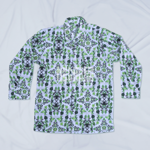 Baju Batik Anak  Seragam Sekolah MI Jabar Lengan Panjang