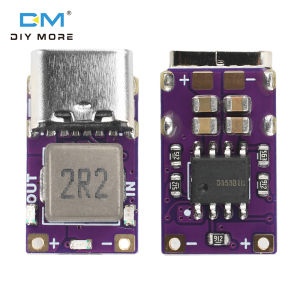 diymore Mini DC 5V 2.4A Charge/Discharge Module 3.7V 4.2V 18650 Li-ion Battery Power Supply Module Type C Interface