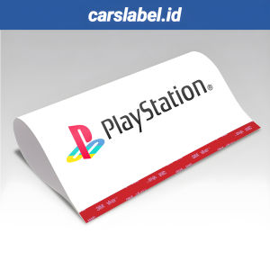 PLAYSTATION - Label Tag Mobil - Variasi Penutup Pintu Bagasi - Hiasan Stiker Lego Mobil Viral