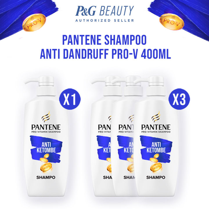 Pantene Shampoo Perawatan Anti Ketombe 400ml (Single / Hemat x3