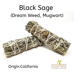 SI California Black Sage Mugwort Smudging Stick Increase  Inspiration