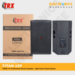 TRX TITAN-15P – 1500W 15" Professional Passive Speaker - High-Power Sound System - 1pc