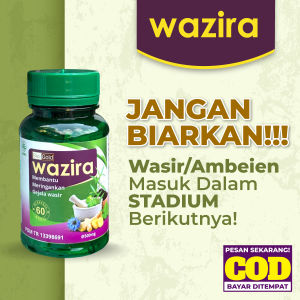 Obat Kapsul Herbal Wazira Khusus Wasir Ambeien isi 60 Kapsul - 1 botol