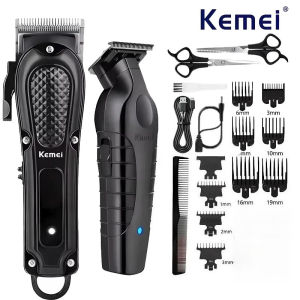 Kemei Professional Hair Clipper for Men KM-1071 KM-2299 Cordless Hair Clipper Mens Beard Trimmer Electric Haircut Beauty Kit