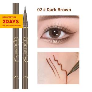 Waterproof Quick-Dry Liquid Eyeliner Pen - Matte Ultra-Fine Tip Long-Lasting Makeup