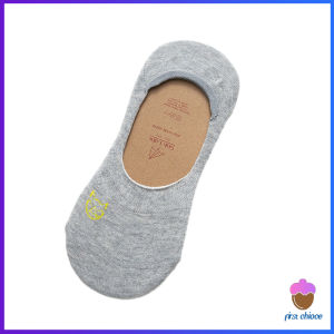 First Chioce  ถุงเท้าแบบสั้น ถุงเท้าข้อสั้น ผ้านุ่มใส่สบาย ถุงเท้าลายแมวน่ารัก womens socks