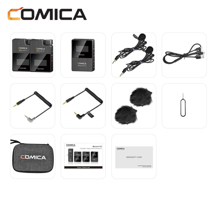 Label Printer Comica BoomX-D2 - Wireless Microphone System For Cameras ...