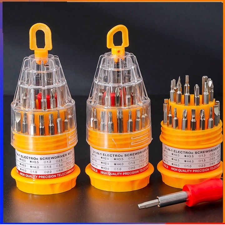 Bộ Tu Vít Đa Năng 31 Chi Tiết - Tua Vít Chuyên Dụng Sửa Điện Thoại - Đồ ...