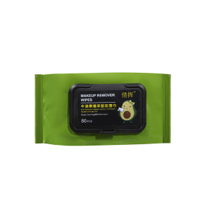 Avocado Makeup Remover Wet Tissue Face Deep Cleansing Moisturizing Make Up Pads