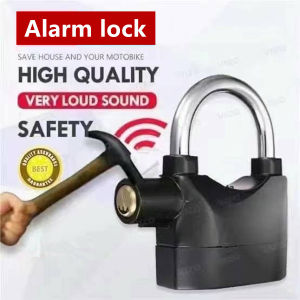 Alarm Padlock for Door/Motor/Bike/Car 110db Anti-Theft Security Lock Set with Batteries