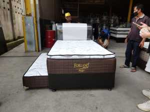 Springbed Kasur Sorong 2 in 1 Plushtop Pocket Spring - Forland Springbed Mornington Pocket (JABODETABEK)