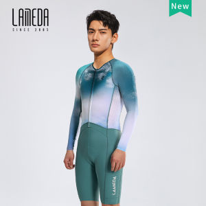 LAMEDA ชุดสูทแขนยาวสำหรับผู้ชายเสื้อคลุมจักรยานเสือหมอบดูดซับระบายอากาศช็อค MTB แบบบางสำหรับฤดูใบไม้ผลิฤดูร้อน