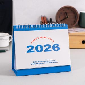 GY🌠🌠🌠 2026 Calendar Simple Memo Book Monthly Daily Planner Scheduler Time Management Home Office Desktop Decoration Standing Calendar