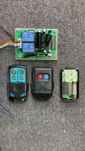 Local SM5326 330MHZ / 433MHz 8 DIP Metal Switch Push Button Wireless RF Remote Control Duplicator Key Controller Door Opener
