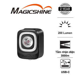 Đèn hậu xe đạp MAGICSHINE SEEMEE 200 V3.0 độ sáng 200 lumen pin 1000mAh
