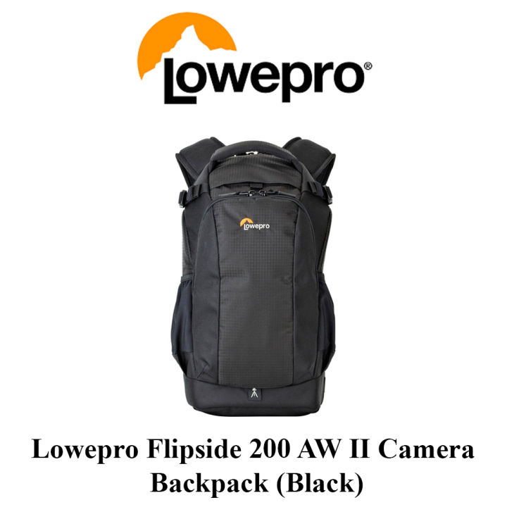 Lowepro Flipside 200 AW II Camera Backpack (Black) Lazada Singapore