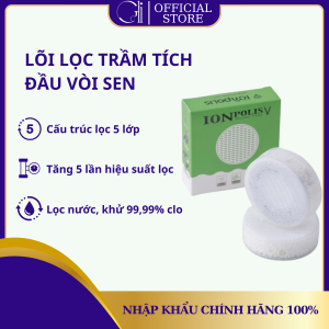 Lõi lọc nước vòi sen IONPOLIS KOREA - Lõi lọc đầu vòi sen - Khử sạch clo tàn dư lọc sạch gỉ sét