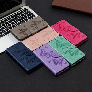 เคสโทรศัพท์สำหรับ Samsung Galaxy A52S A03S A22 A72 A52 A42 A32 A02S A12 5G Samsung A72 A52 A32 A22 4G ผีเสื้อแม่เหล็กหนังกระเป๋าสตางค์พลิกฝาครอบ