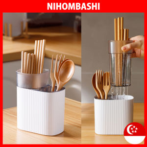 Cutlery Utensil Draining Holder Storage Organiser / Fork /Knive / Spoon /Brush /Chopstick Drainer Rack / Multi-Purpose Sink ware Ideal for Kitchen Countertop