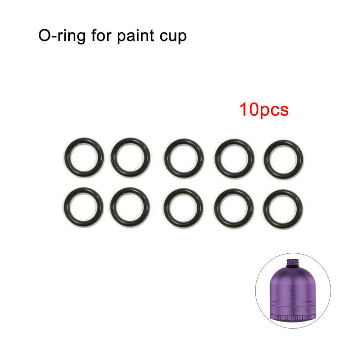 10pcs O-ring for Airbrush Paint Cup 6mm OD 4mm ID 1mm Thickness