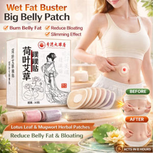 💥SL [Dampness Buster] Lotus Leaf/Mugwort Belly Patch/Herbal Tummy Patch/Daily Detox Navel Sticker [Water Retention Relief] Relieve Bloating/Constipation Relief/Flatten Big Tummy/Perut Kempis/Kurus