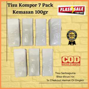 PROMO 7 Pack Tisa Kompor Serbaguna Bisa Di Cuci Berulang Kali - Tisu Kompor Menyerap Minyak Tissue TSG Tissu Serbaguna 2PLY Tisu Ajaib Kemasan 100gr Termurah Terlaris