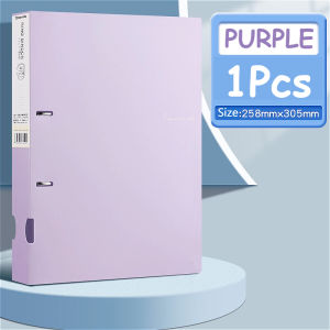 A4 Ring Binder With 50Pcs Refill Clear Book Binder Pockes 4 Holes Arch File Binder Organizer File Storage 26x31cm