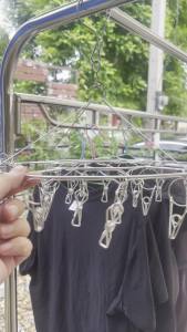 【ซื้อ 1 แถม 1】ที่หนีบผ้า สแตนเลส 20 ที่หนีบ ไม่ขึ้นสนิม สแตนเลส หนา