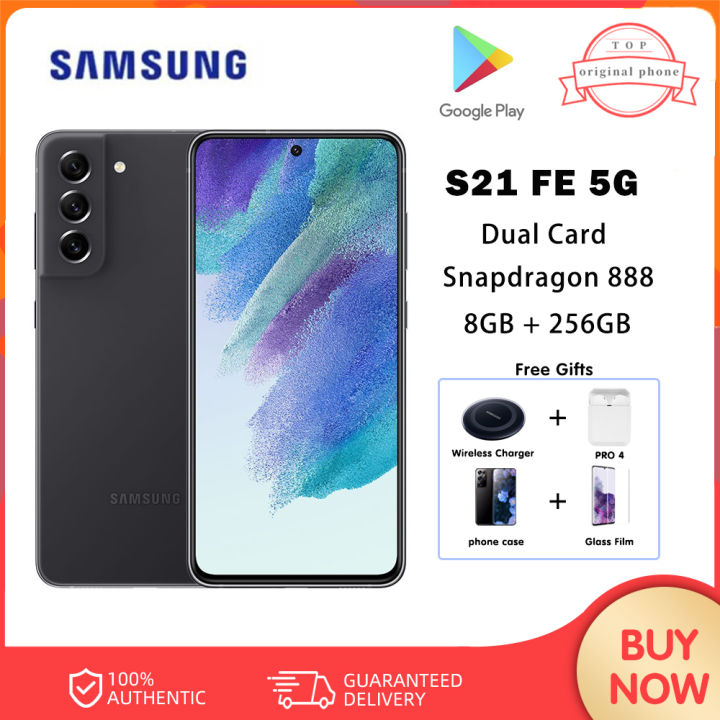 Samsung Galaxy S21 FE 5G [8GB RAM + 256GB ROM] Android Dual sim Card ...