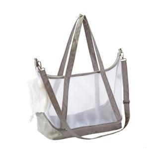 Portable Pet Carriers Bag With Mesh Ventilation Safety Window Nylon Carry Bag For Cats Outdoor Activity