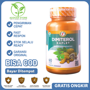 DIMITEROL Kaplet Obat Herbal Turunkan Kolesterol Tinggi Asli Trigliserida dan Lemak Darah