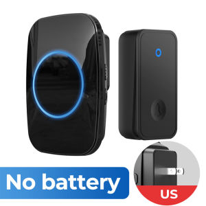 กริ่งประตูไร้สายกันน้ำแผงวงจรเครื่องเล่นMP3กระดิ่งไม่มีแบตเตอรี่เราไร้สายกระดิ่งประตูระยะ150เมตร