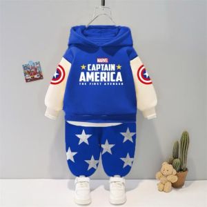 sweater hoodie setelan anak laki laki usia 1 tahun sampai 5 tahun setelan motif captai america