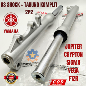 AS SHOCK + TABUNG 2P2 KOMPLIT YAMAHA JUPITER F1ZR VEGA SIGMA CRYPTON ORISINIL ASLI YGP SOK DEPAN