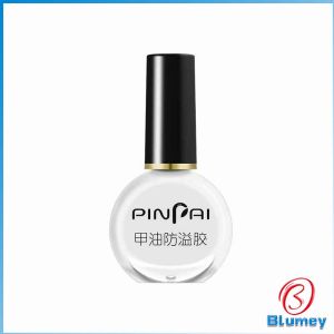 Blumey กาวทาขอบเล็บกันเลอะ  สำหรับทาขอบเล็บกันสีทาเล็บเลอะ สีชมพู กับ สีขาว Nail Polish