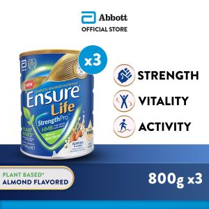 [Bundle of 3] Ensure® Life StrengthProᵀᴹ Plant Based 800g