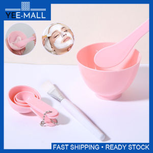 4 IN 1 DIY Beauty Tools Facial Mask Mixing Bowl Face Mask Mixing Tool Brush Spoon Mask Bowl Set Facial Mask Tools