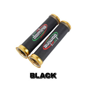 Domino Universal Handle Grip Transparent Silicone Carbon Racing Rubber Alloy Star Bar End