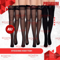 Stoking Impor High Thigh Premium Stocking Wanita Cantik Brown. 