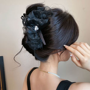 Yin Wei nơ lông bắt lớn Clip nữ cảm giác cao cấp kẹp tóc sau đầu cá mập Clip tóc số lượng nhiều mũ