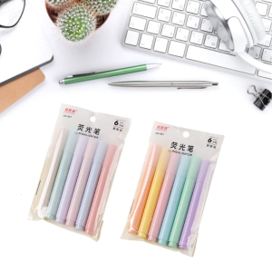 Upgraded Highlighter Grip Highlighter Pens with Chisel Tip Long-lasting Suiatble for School & Office Assorted Colours